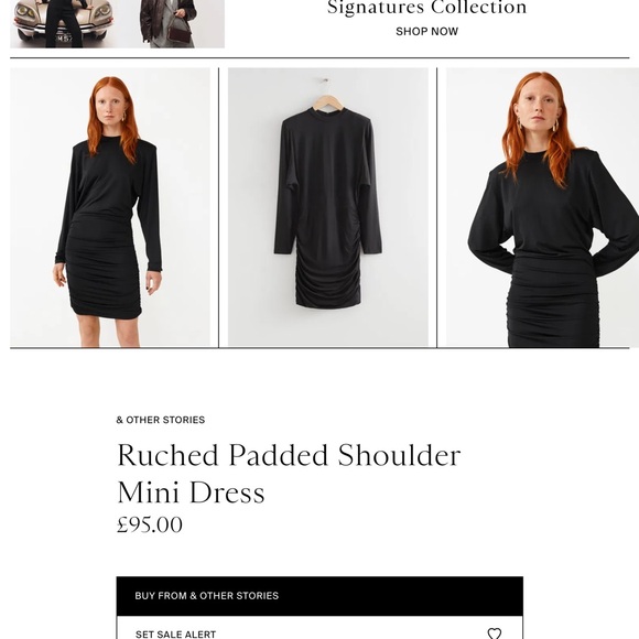 & Other Stories Ruched Mini Dress - Picture 5 of 11